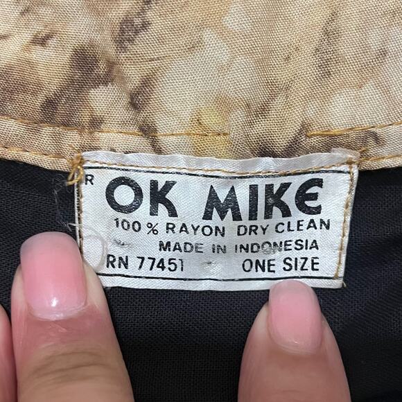 Vintage Lagenlook Boho Women Maxi Kimono Size O/S Tan Oversized Festival Hippie - Picture 9 of 10